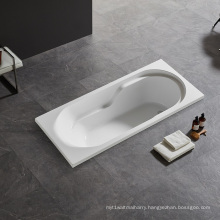 China Best Simple Indoor Modern Bathroom Drop-In Acrylic Bathtub